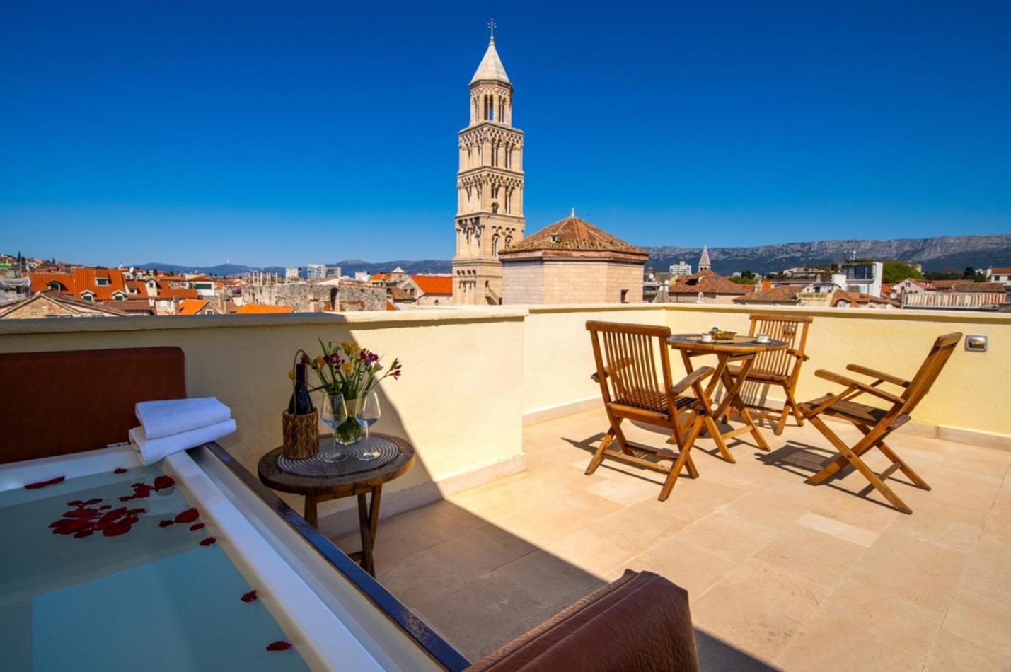 Terazza Grande In Diocletian Tower Apartment Split Luaran gambar
