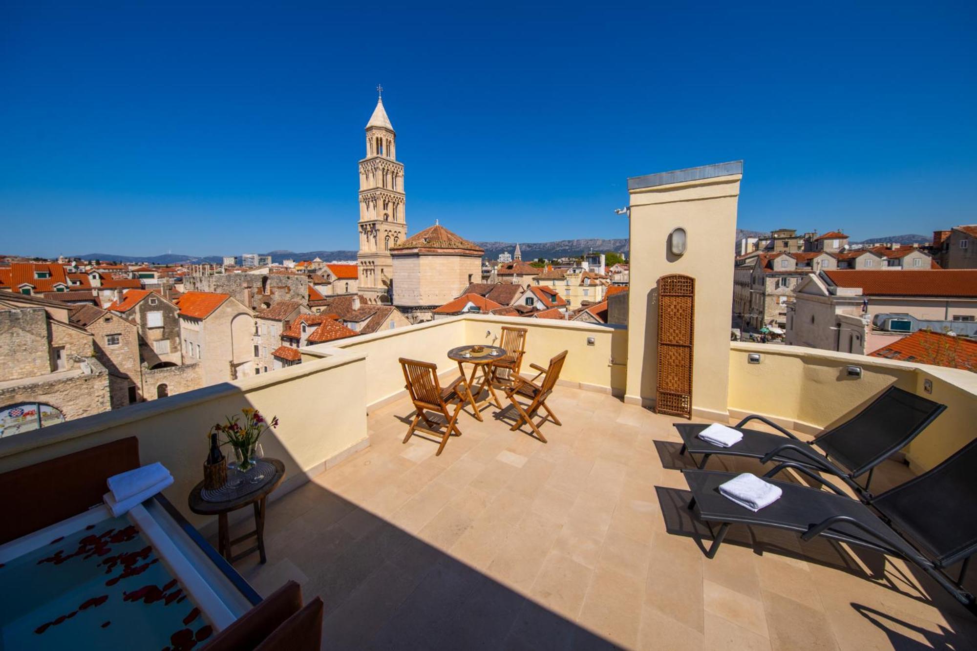 Terazza Grande In Diocletian Tower Apartment Split Luaran gambar