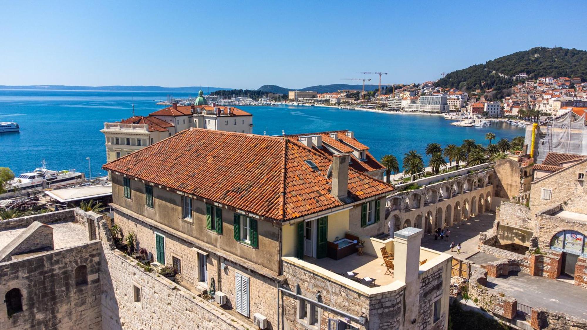 Terazza Grande In Diocletian Tower Apartment Split Luaran gambar