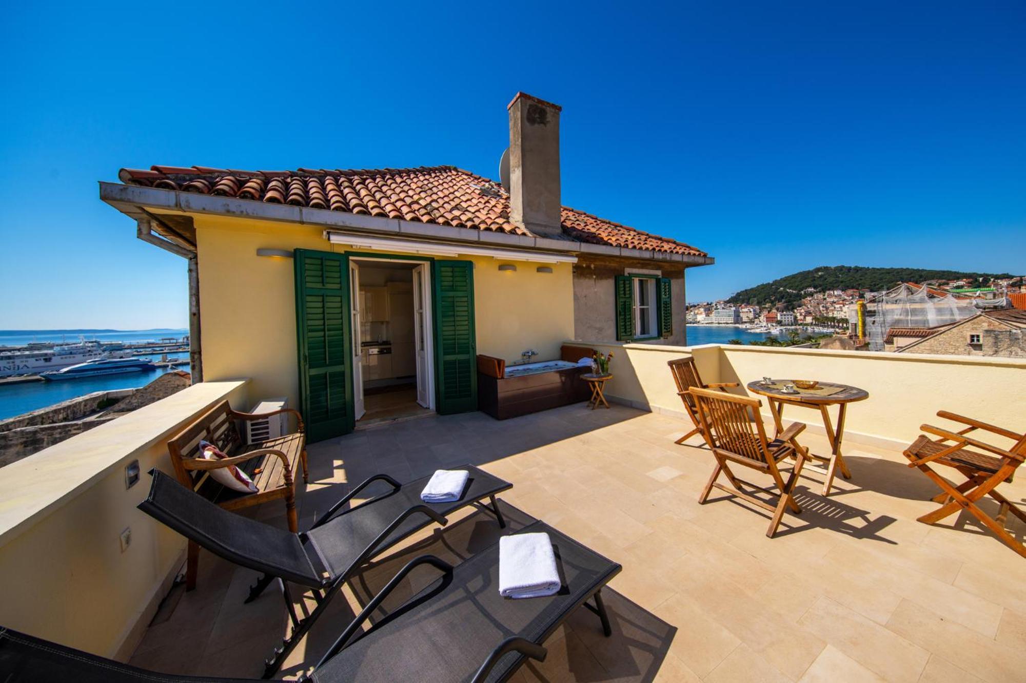 Terazza Grande In Diocletian Tower Apartment Split Luaran gambar
