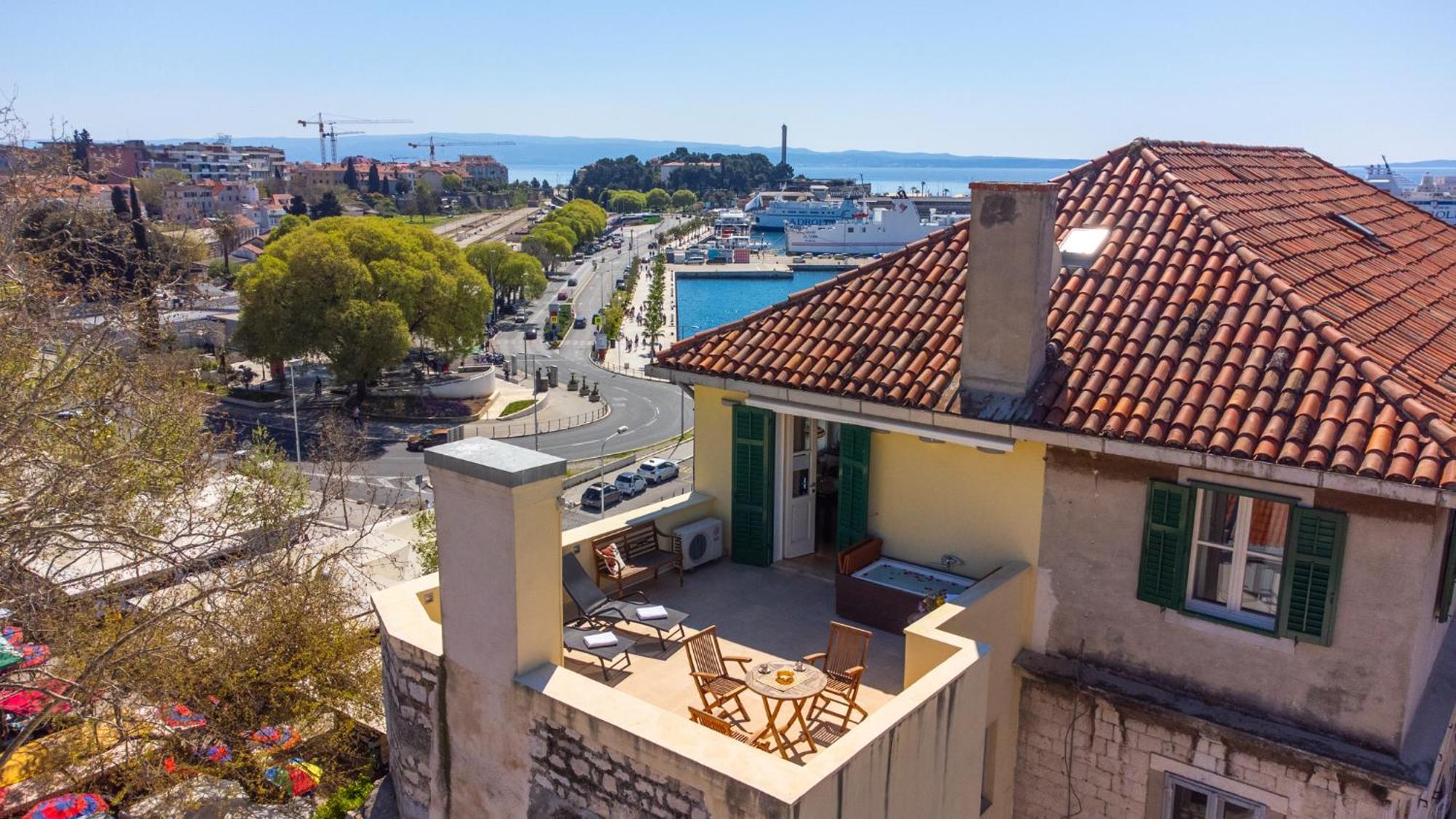 Terazza Grande In Diocletian Tower Apartment Split Luaran gambar