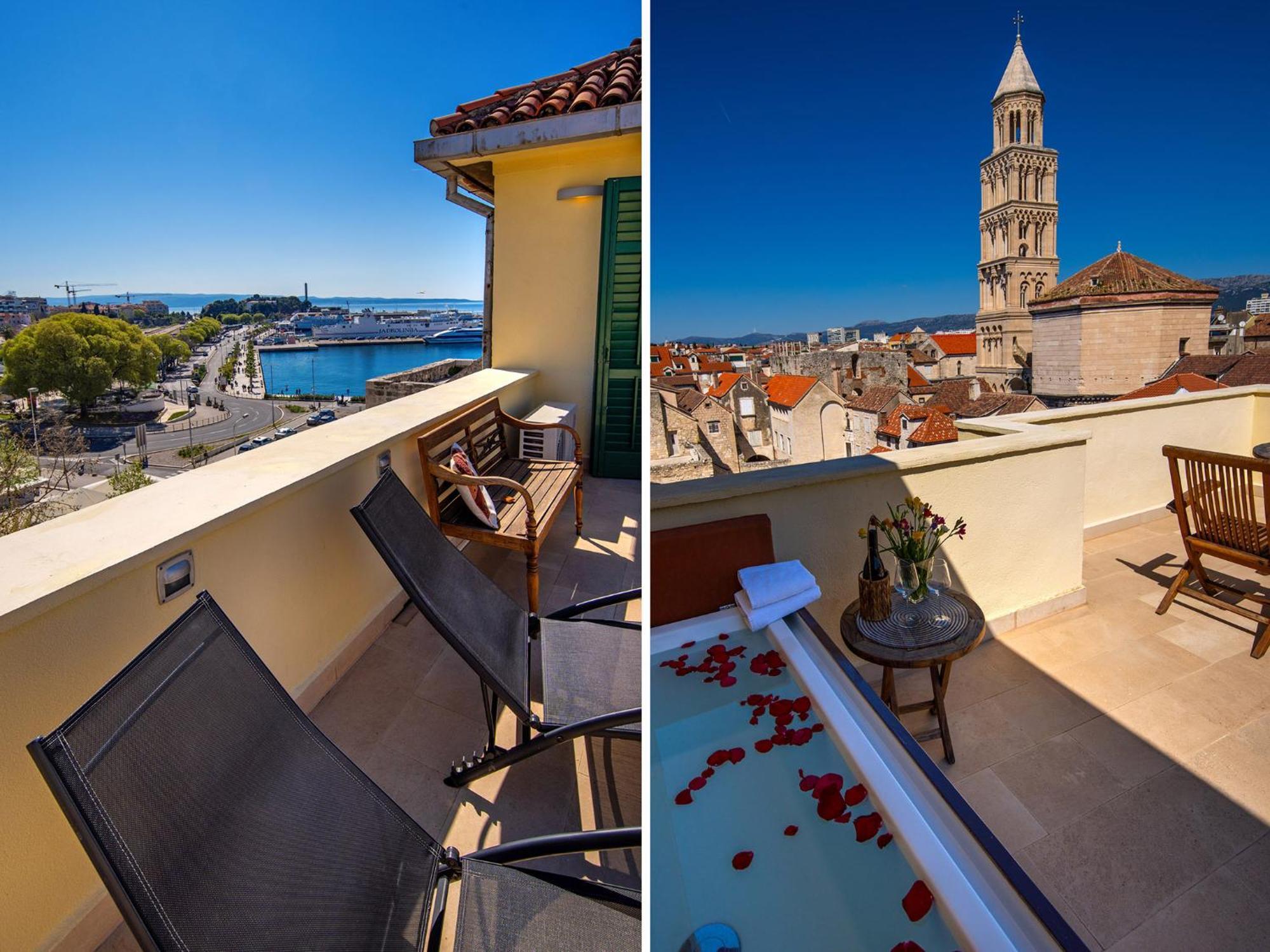 Terazza Grande In Diocletian Tower Apartment Split Luaran gambar